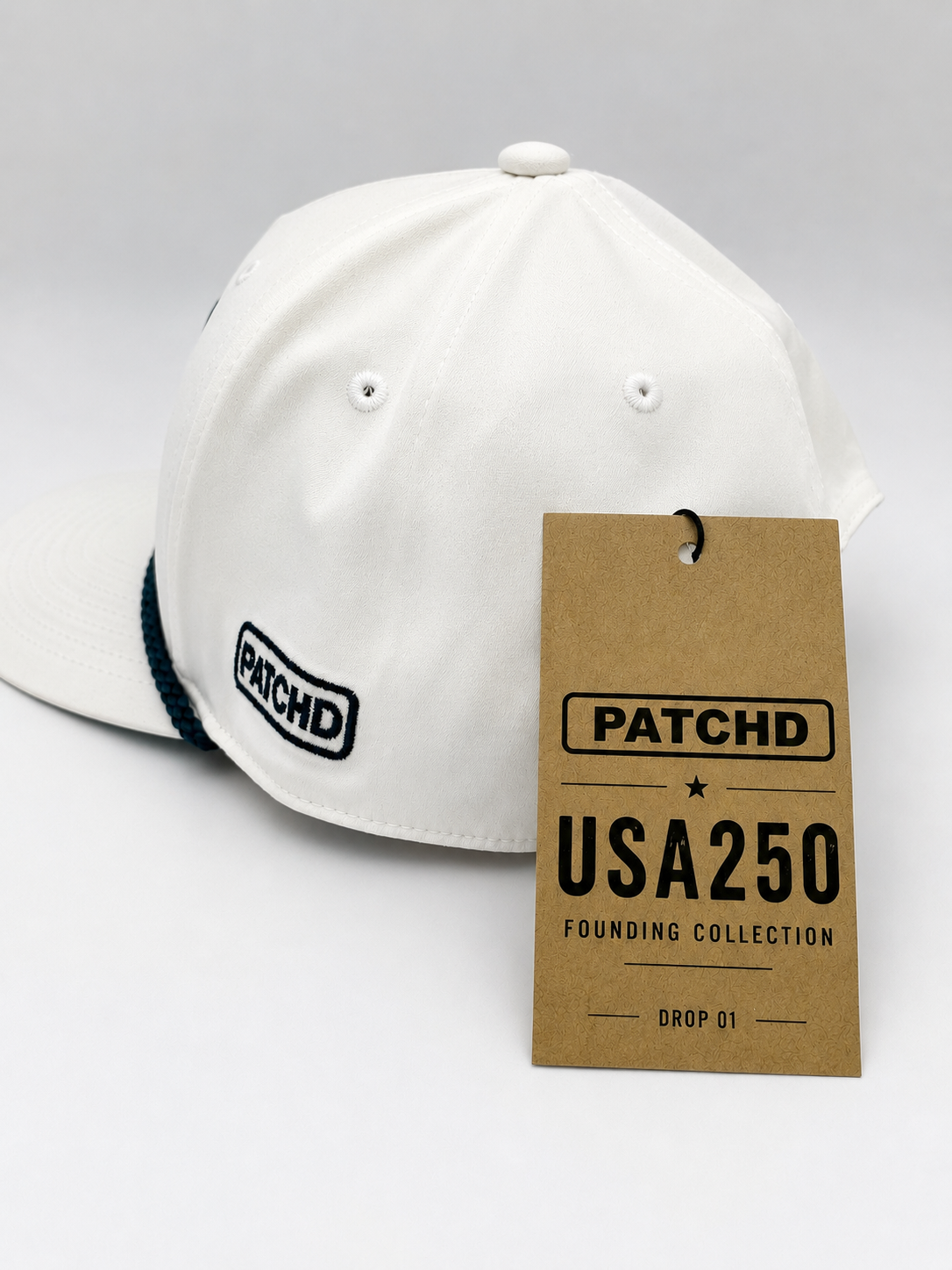 USA250 Shield Hat – White