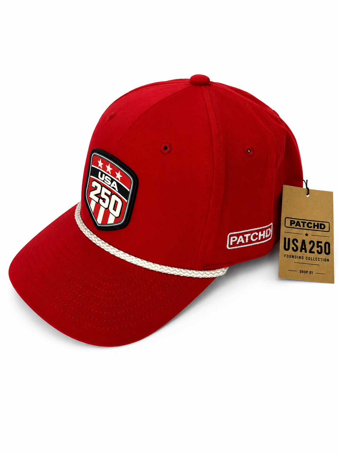USA250 Shield Hat - Red
