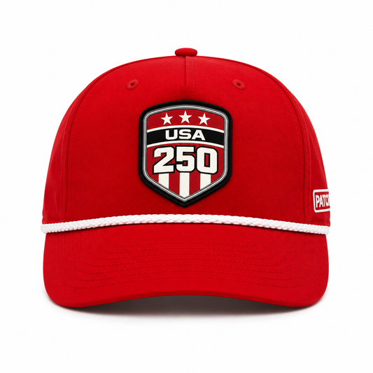 USA250 Shield Hat - Red
