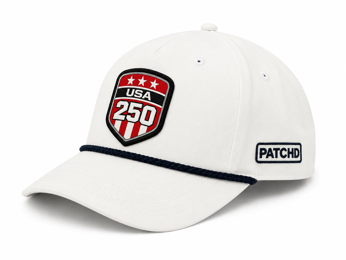 USA250 Shield Hat – White